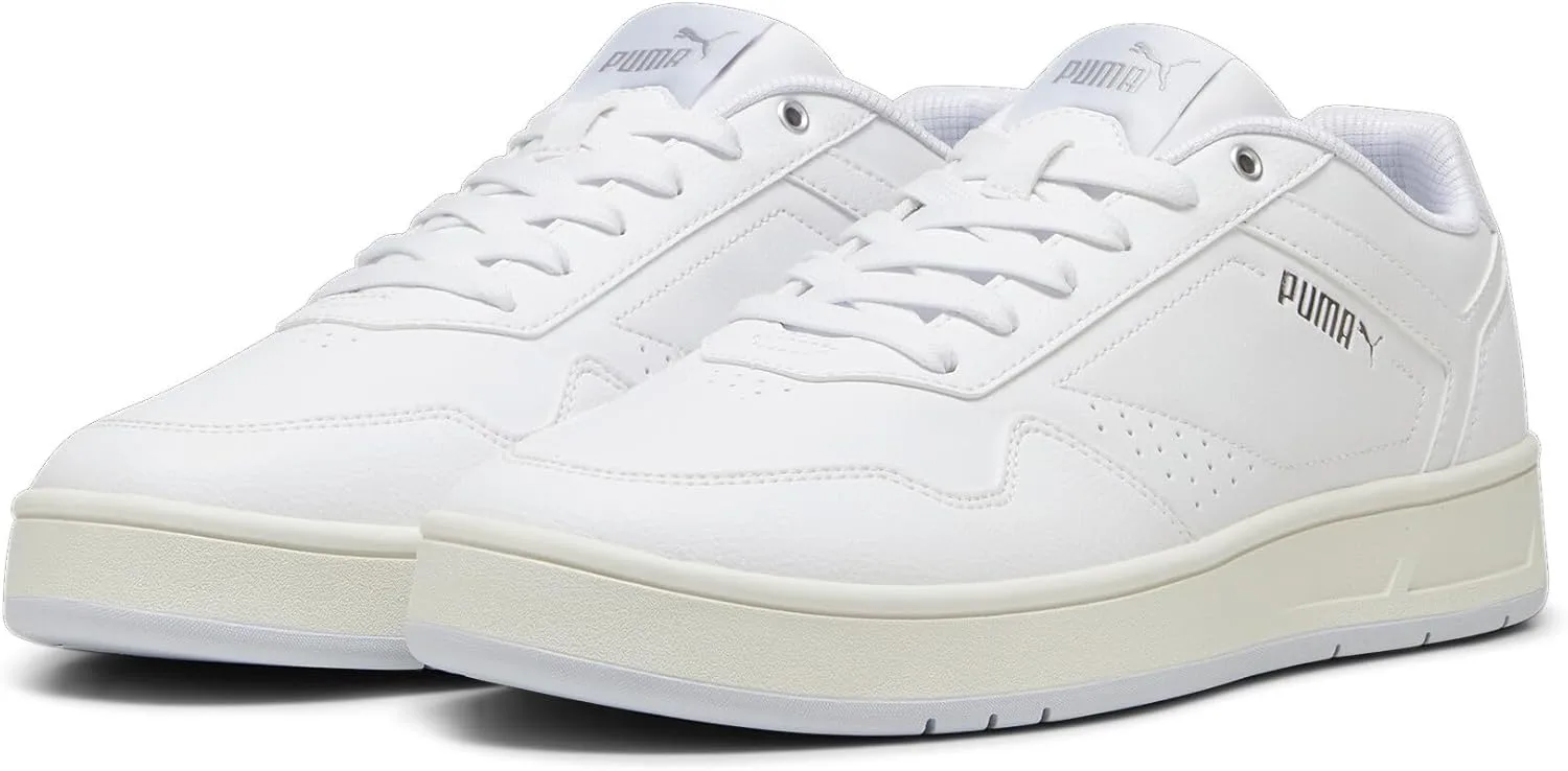 Мужские спортивные кроссовки Puma Court Classic 353780, белый/золотой — фото 2