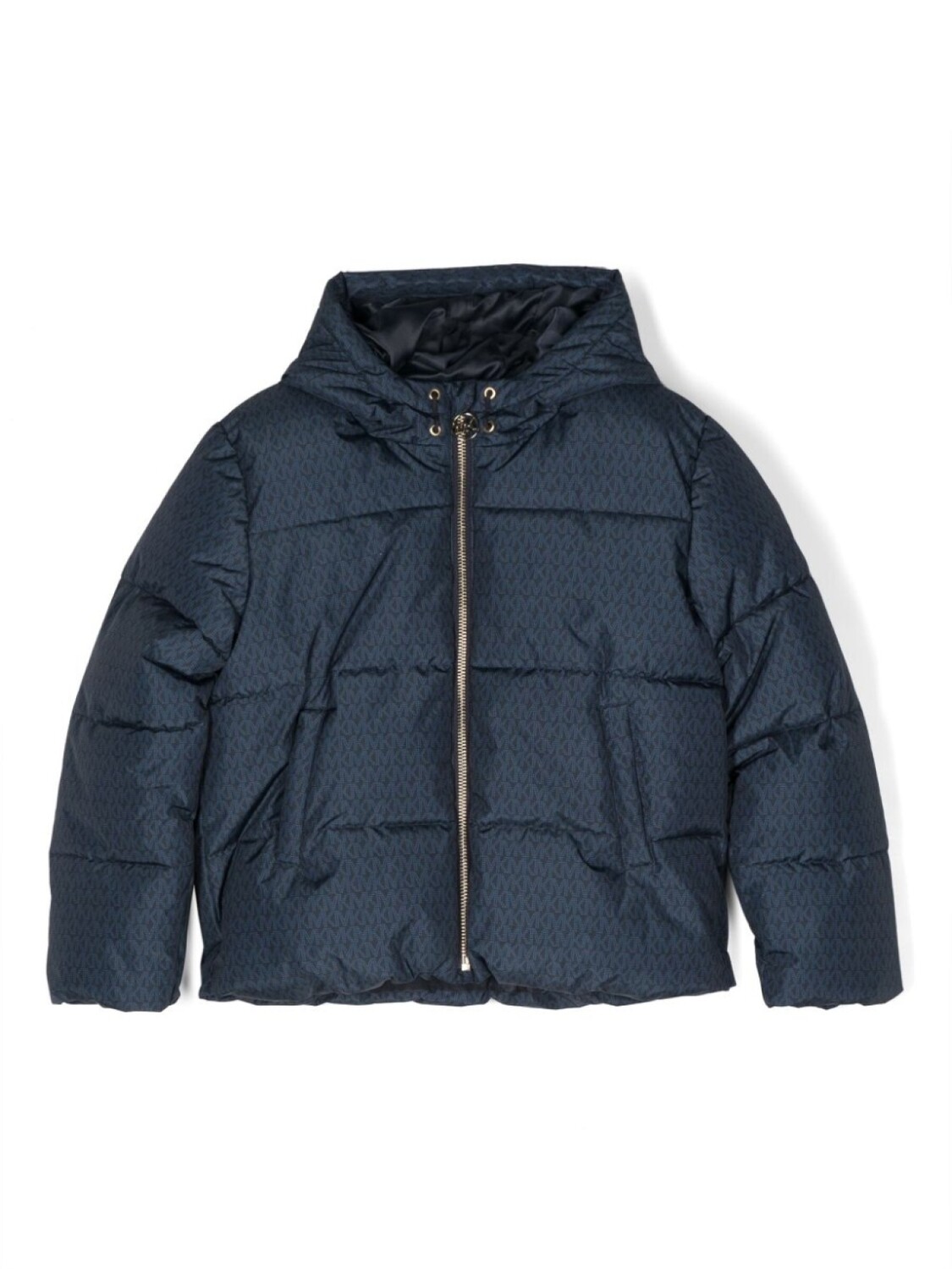 

Michael Kors Kids пуховик на молнии с логотипом, синий