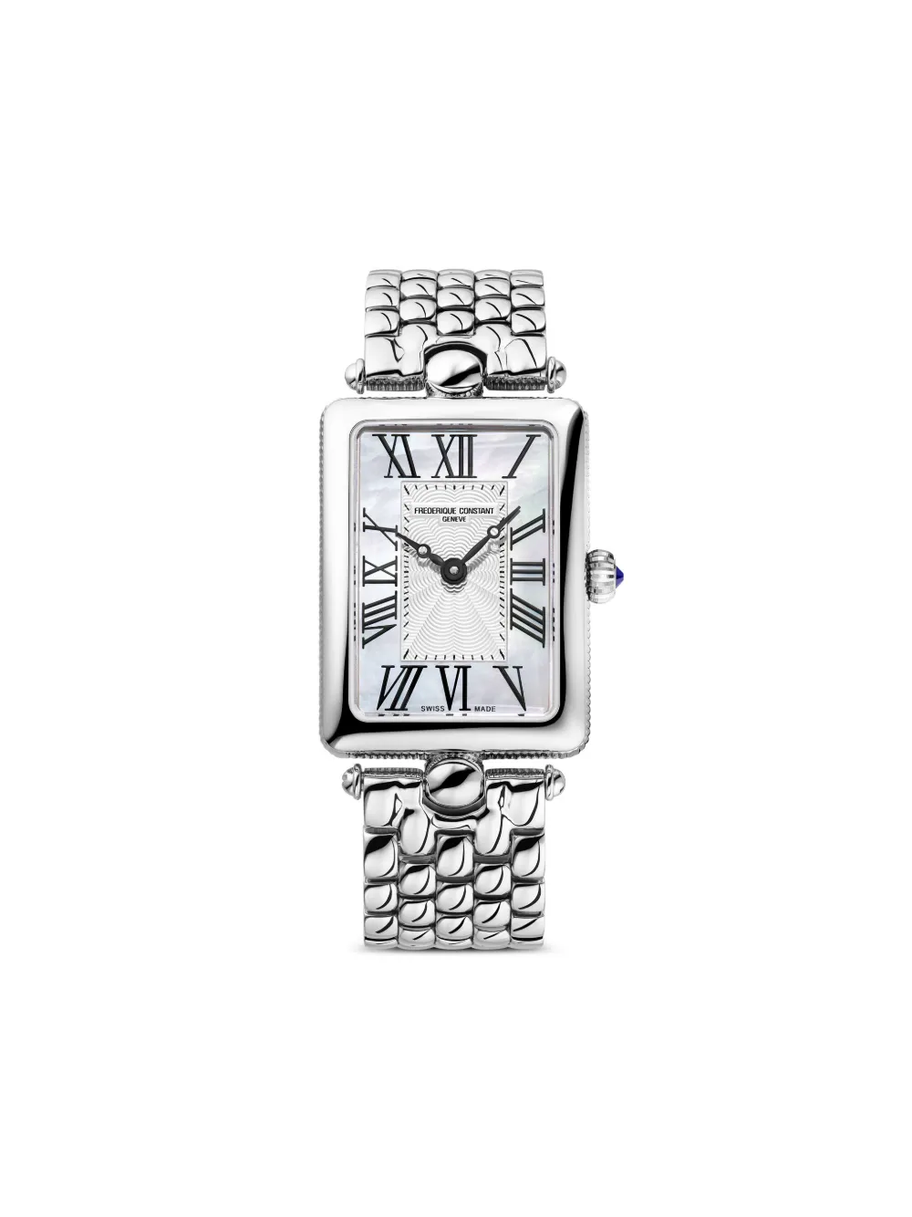 

Наручные часы Classics Art Dco Carre 28 мм Frederique Constant, белый