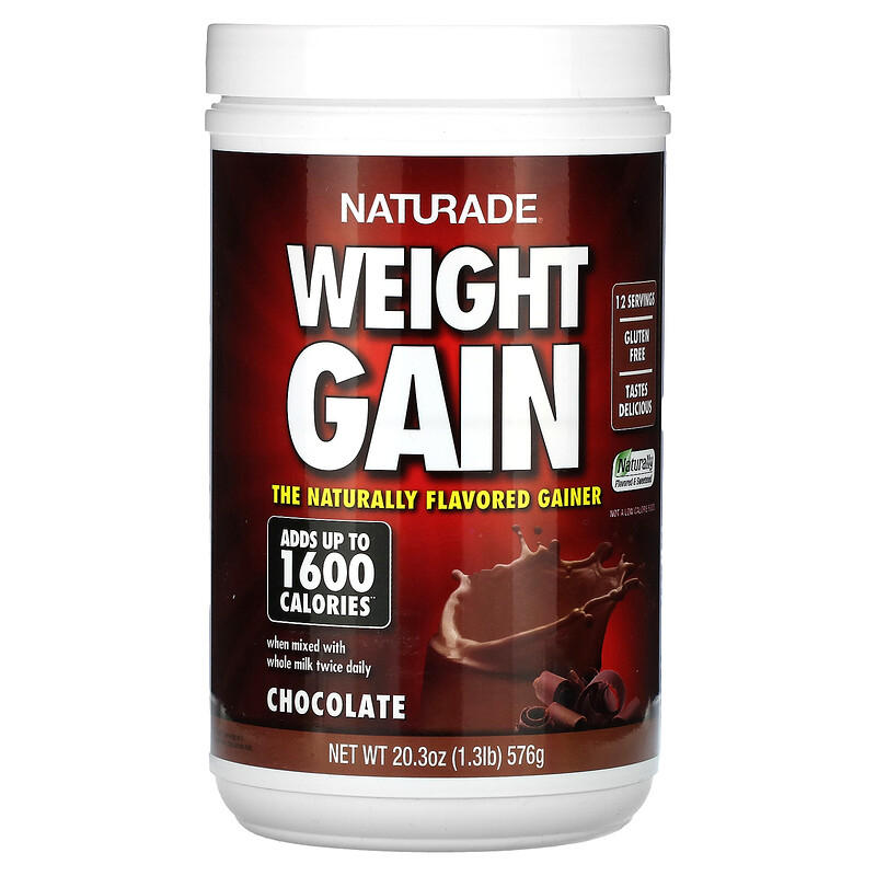 

Naturade, Weight Gain, шоколад, 576 г (20,3 унции)
