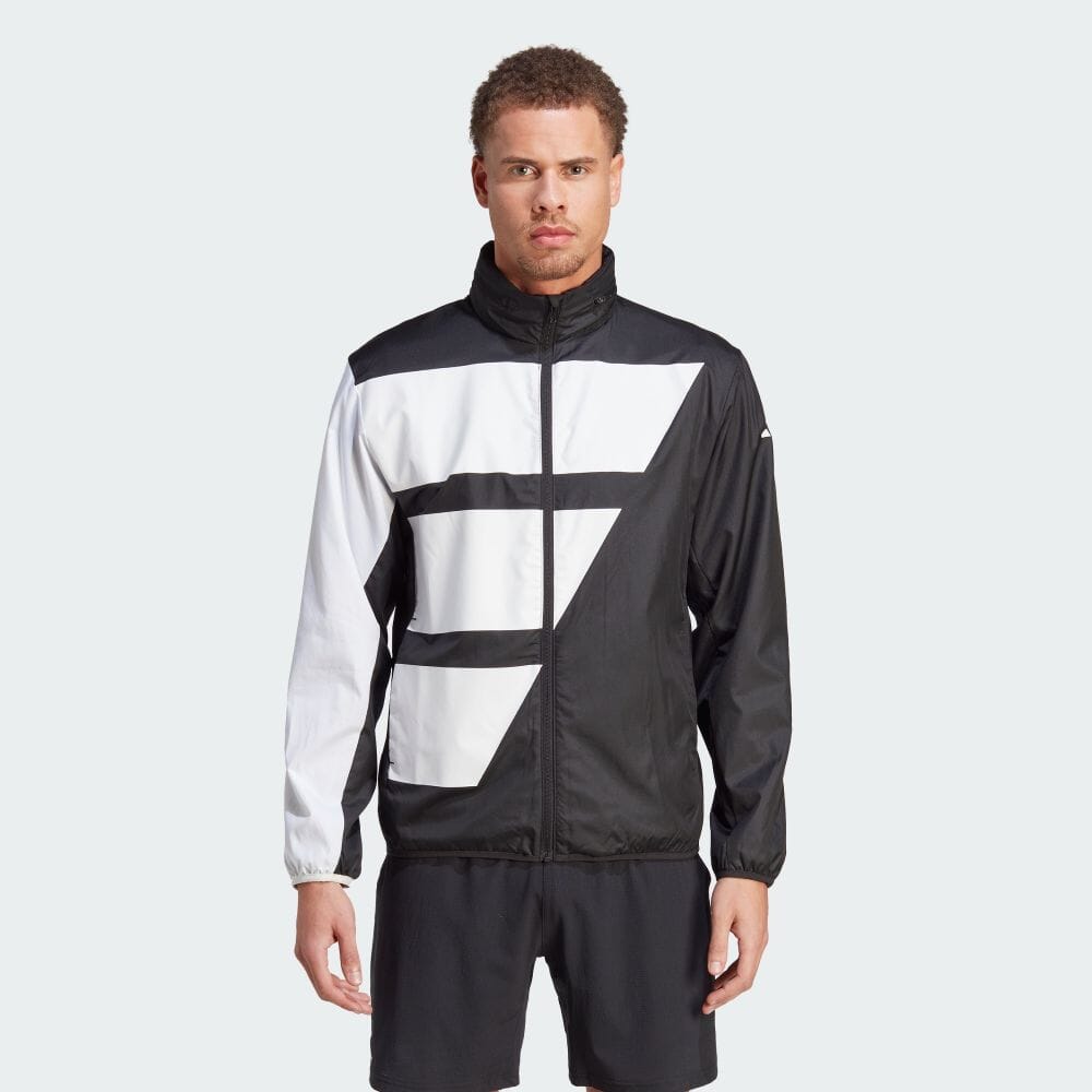 

Куртка Adidas Teamwear Woven Tennis Jacket, цвет Black/White