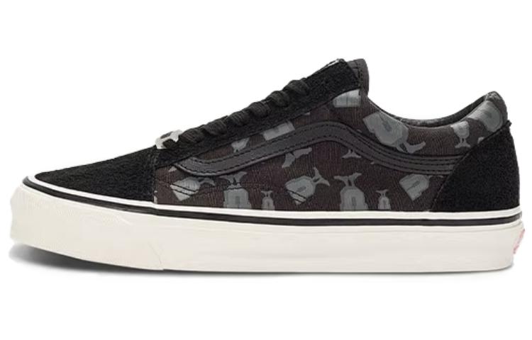 

X Непобедимый Олд Скул 'Блэк' Vans, черный белый