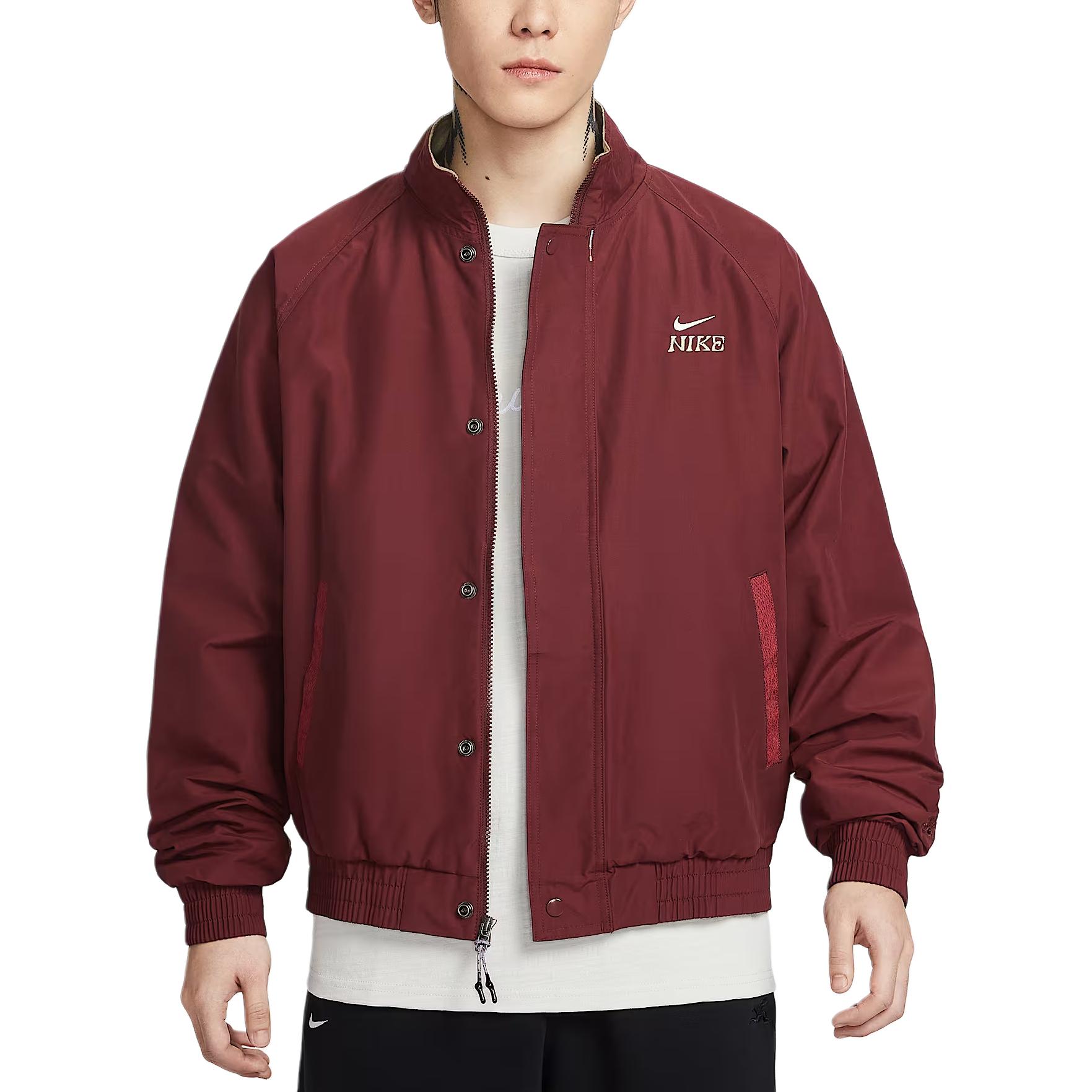 

Nike Клубные куртки мужские Dark Team Red с отложным воротником Moderate Others