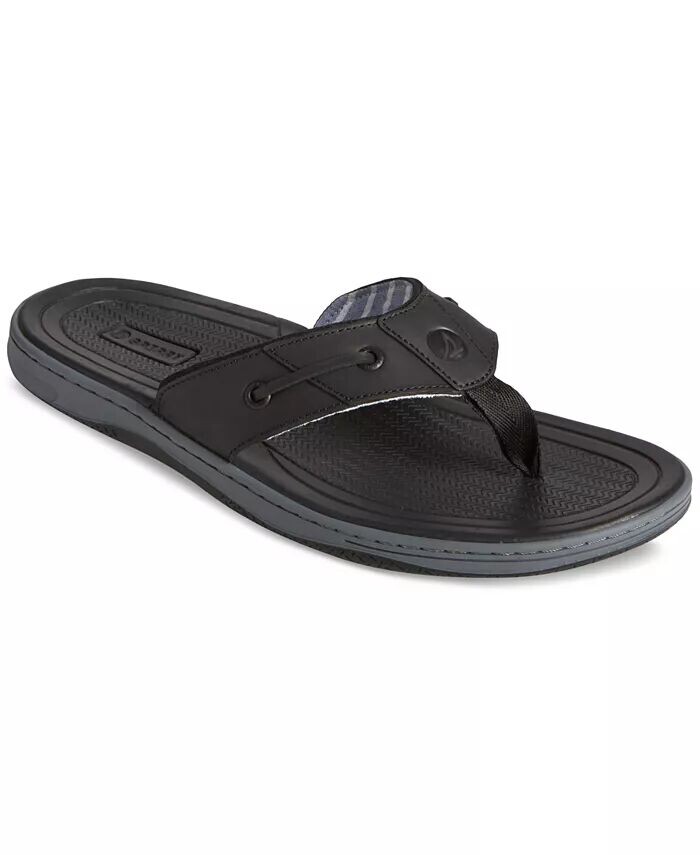 

Мужские кожаные сандалии Baitfish Thong Sperry, черный