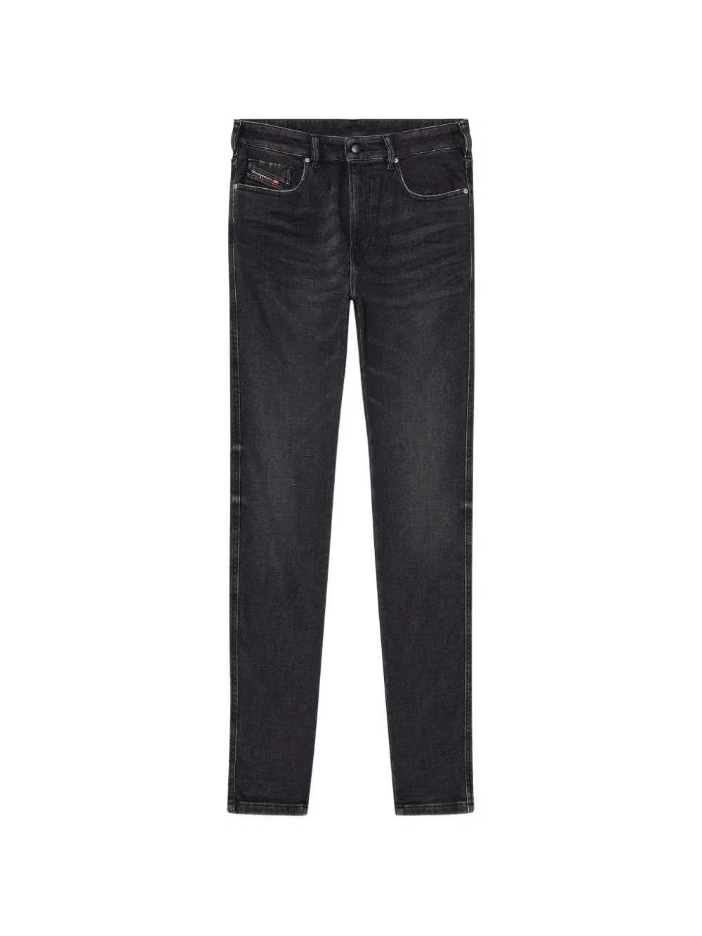 Джинсы узкого кроя 2062 d-strukt joggjeans Diesel, черный
