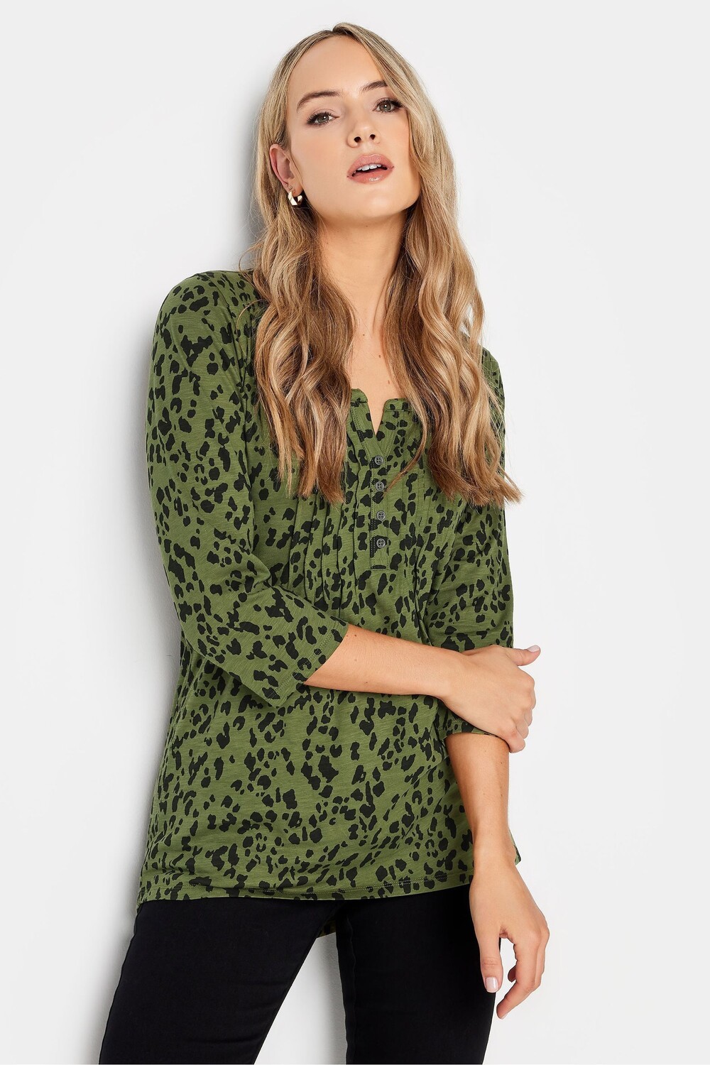 

Хенли топ Long Tall Sally, зеленый