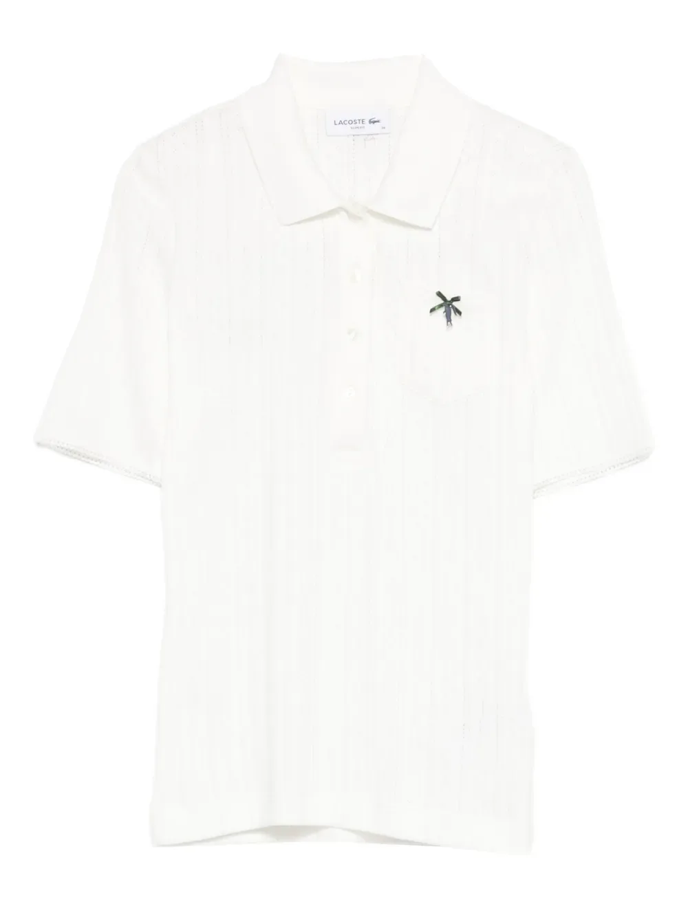 Рубашка поло с карманом Lacoste, белый