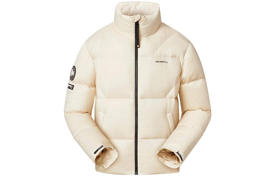 

Merrell Мужская пуховая куртка, цвет экрю, воротник-стойка, средней толщины, другие цвета