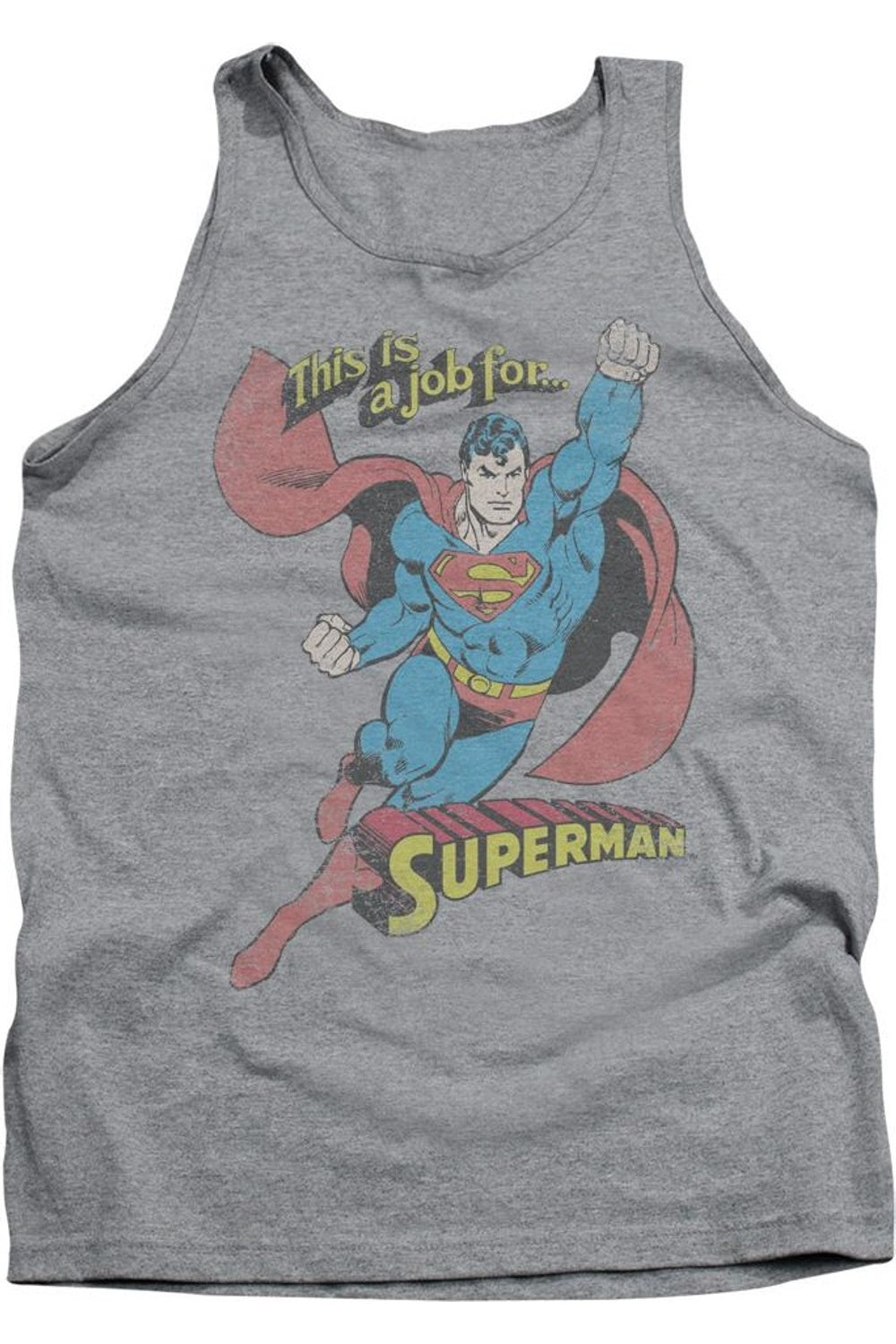 

Майка для взрослых DC Comics On The Job Gildan, цвет athletic heather