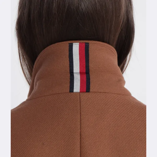 Шерстяное пальто с добавлением кашемира. Tommy Hilfiger, коричневый — фото 3