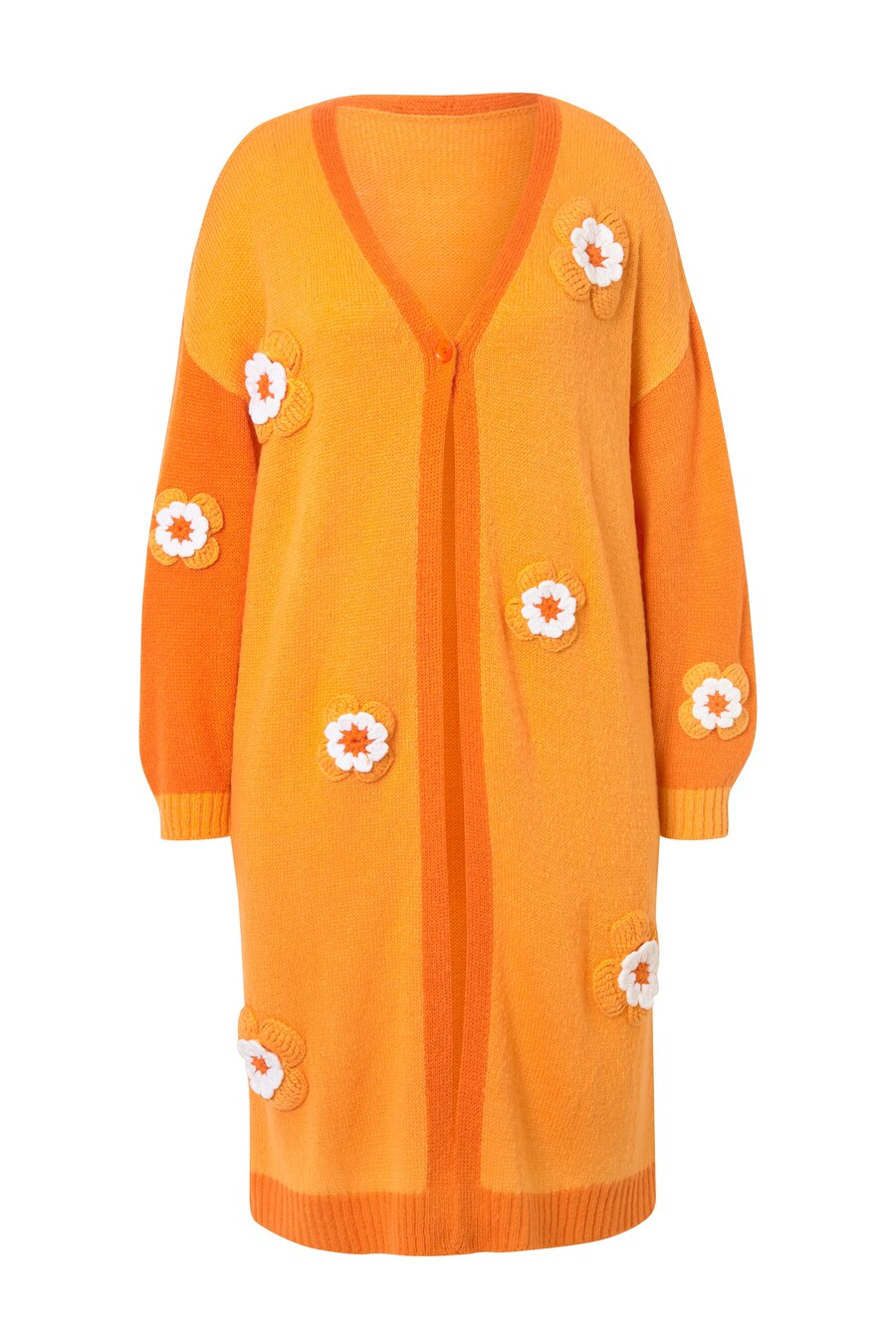 

Вязаный кардиган MIAMODA, цвет Orange/Light orange