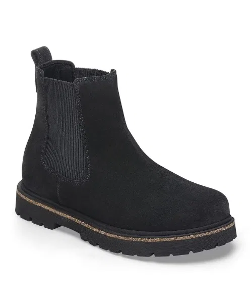 Полуботинки Highwood Slip On бренда Birkenstock на шнуровке, чёрные