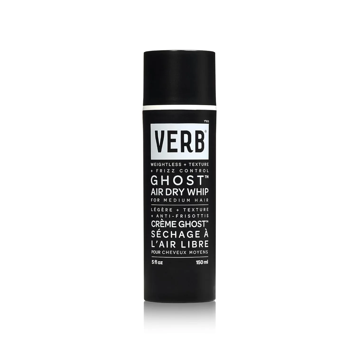 VERB Ghost Air Dry Whip - Невесомый крем для укладки - С маслом моринги - Устраняет пушистость + Увлажняет и улучшает текстуру - Веганский продукт, не содержит парабенов и вредных сульфатов 148 мл (1 шт.), Green