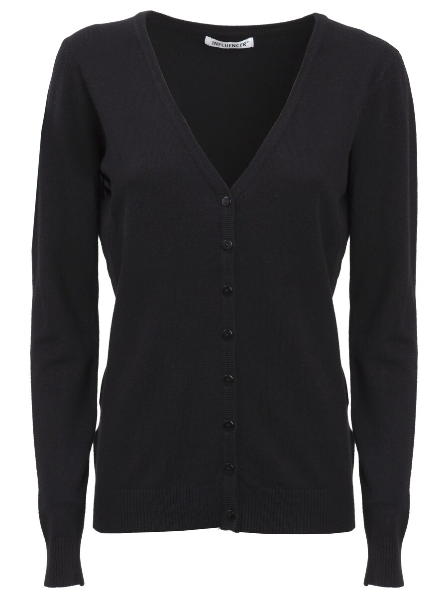 

Вязаный кардиган Influencer, черный