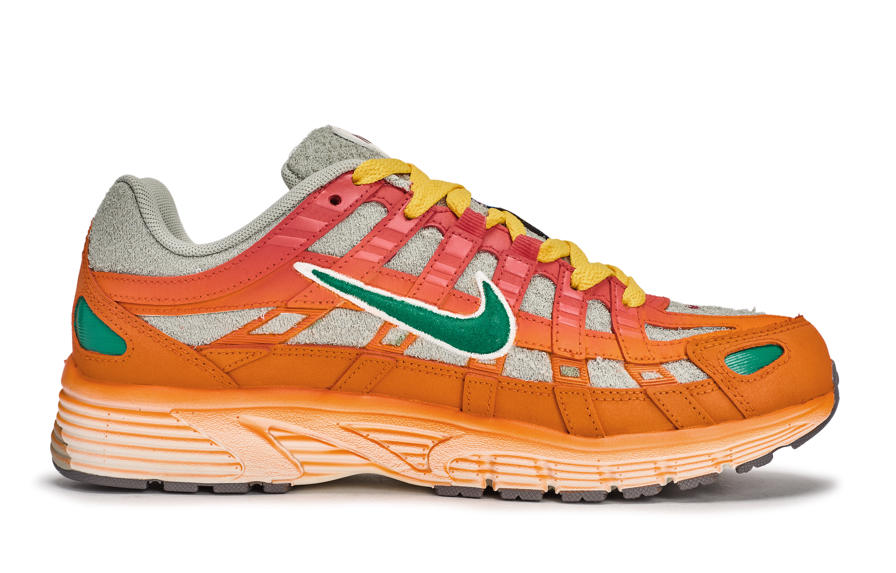 Nike Кроссовки P 6000 Low top мужские красные оранжевые желтые зеленые — фото 4
