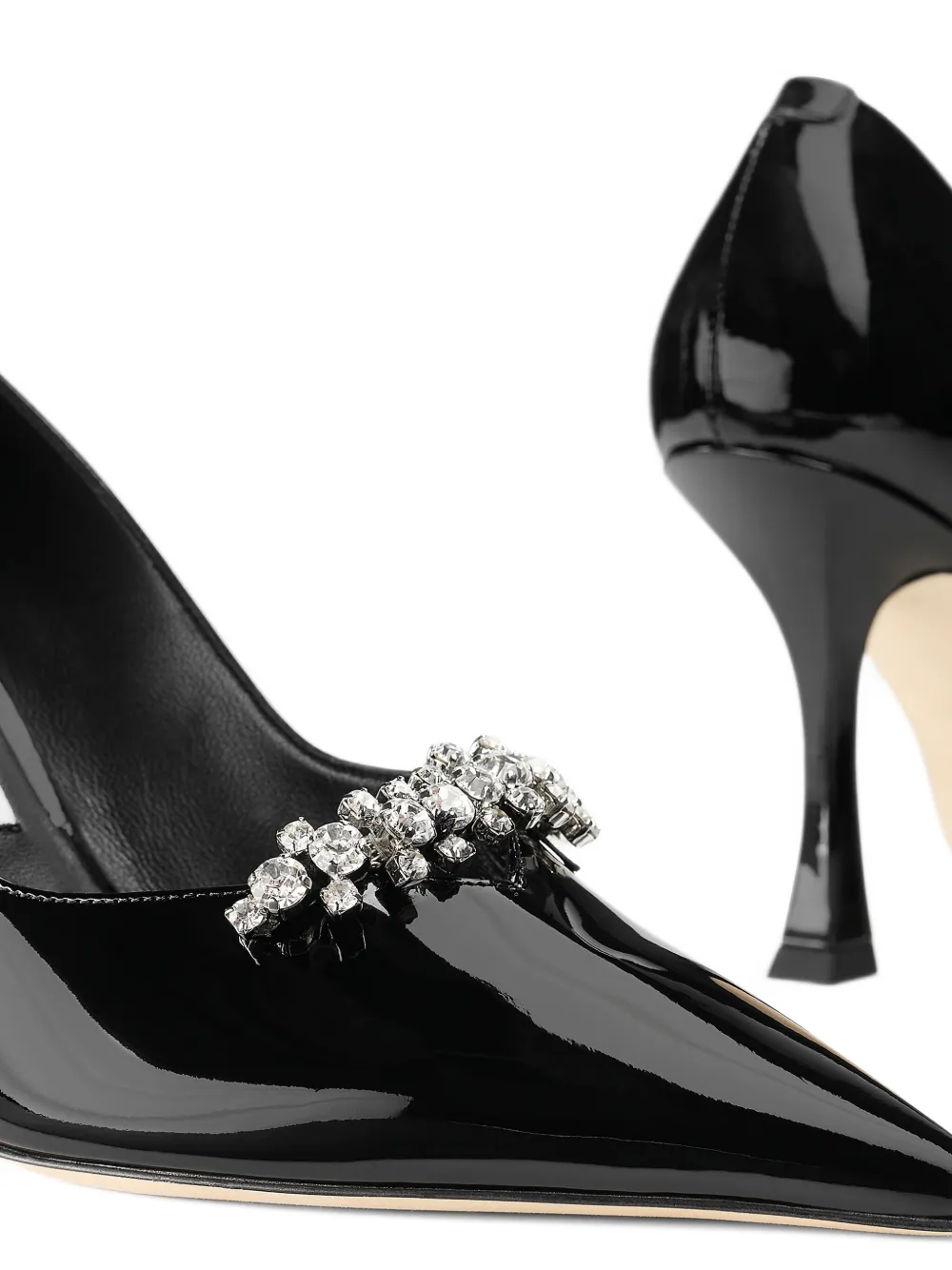 Туфли Belinda 90 с заостренным носком JIMMY CHOO, черный — фото 3