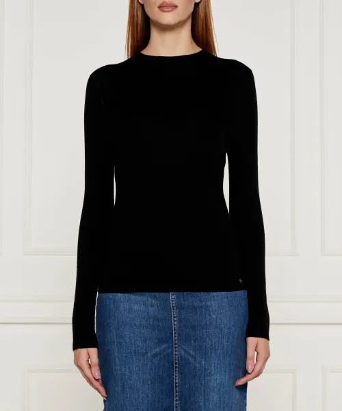 

Шерстяной свитер Slim fit Marc Cain, черный