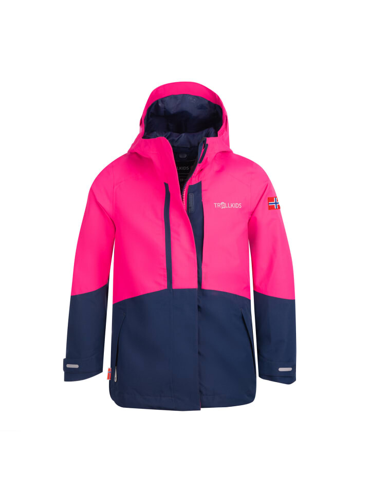 

Куртка Trollkids Skaland, цвет navy/pink