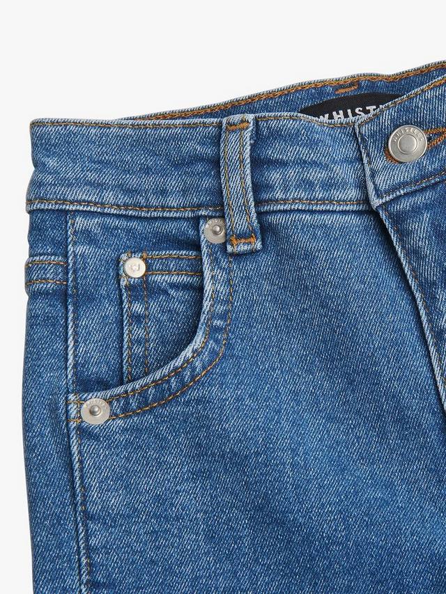 Детские джинсы-бойфренды с эластичной тканью Whistles, Light Denim — фото 3