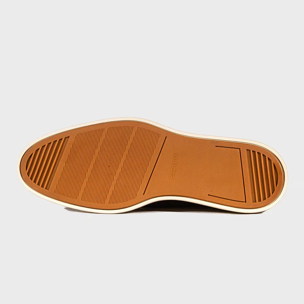 Мужские мокасины Magnanni 25121 из телячьей кожи, цвета какао — фото 3