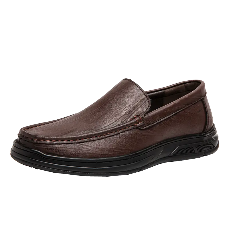 

KUPE Мужские повседневные туфли мужские низкие топы коричневые, цвет Brown