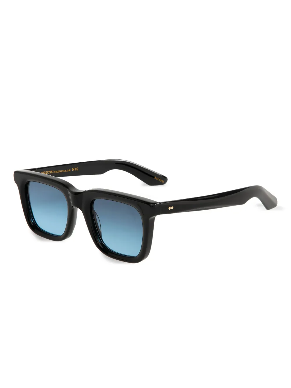 

Солнцезащитные очки в квадратной оправе Moscot, черный