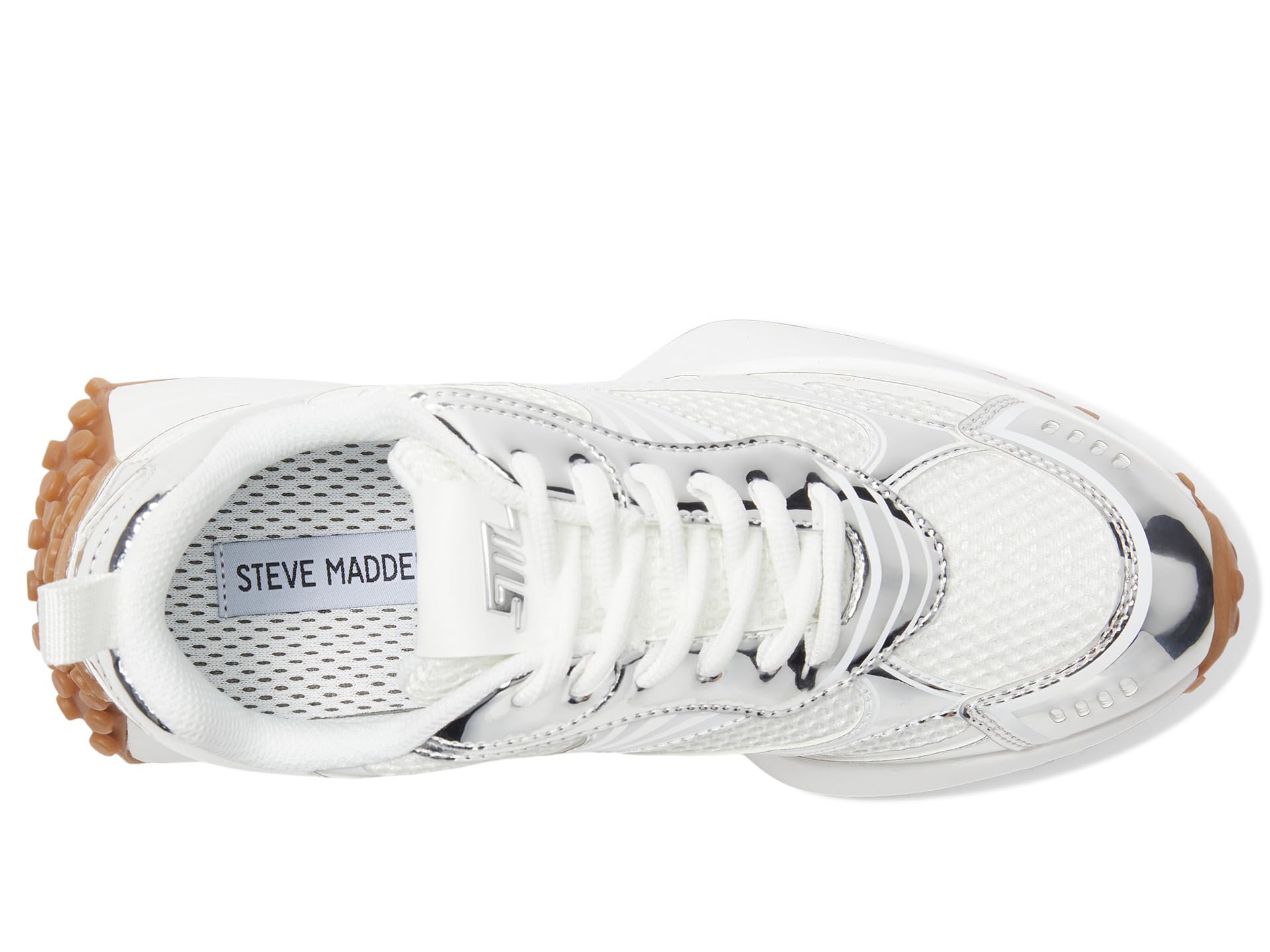 Кроссовки Steve Madden Cyclone, серебряный — фото 2
