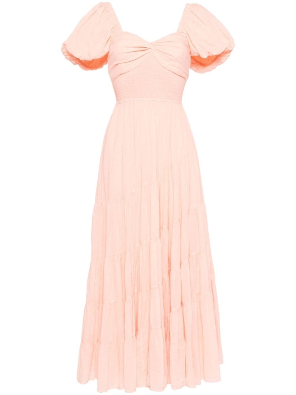 

Free People платье со сборками, розовый