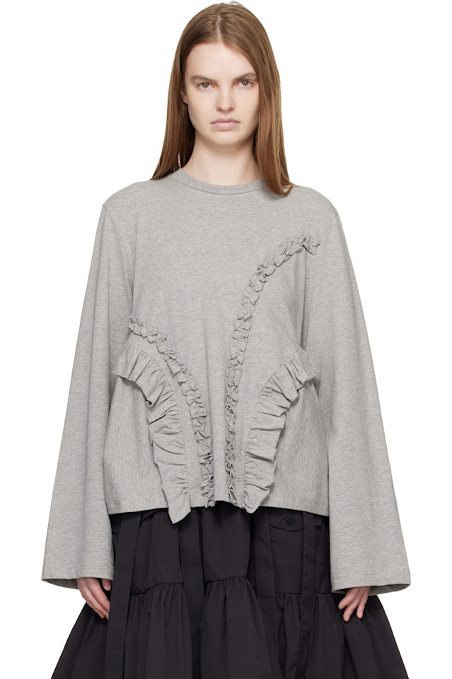 

Cecilie Bahnsen Серая футболка cbalva