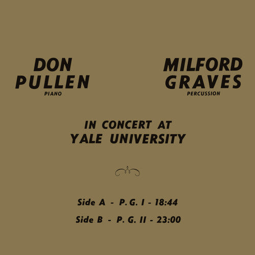 

Виниловая пластинка Graves, Milford / Pullen, Don: In Concert At Yale University