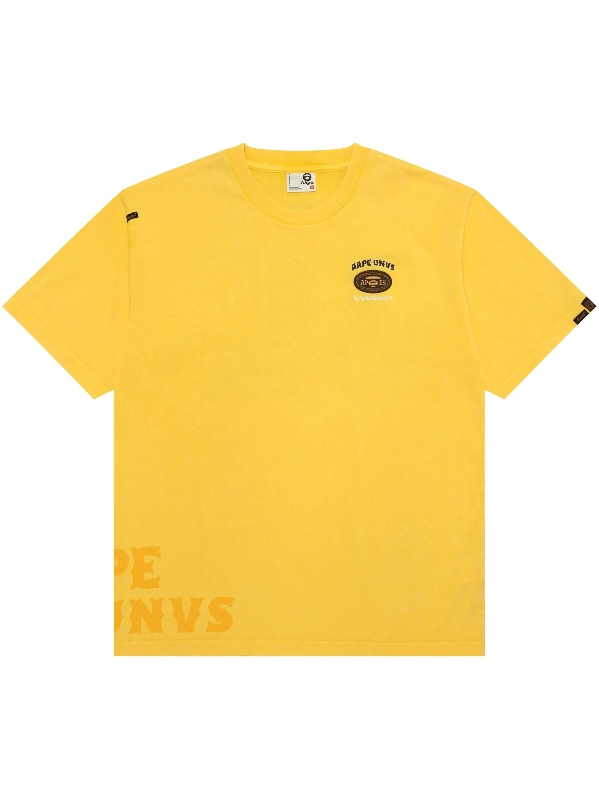 

Футболка Moonface Aape By A Bathing Ape, желтый