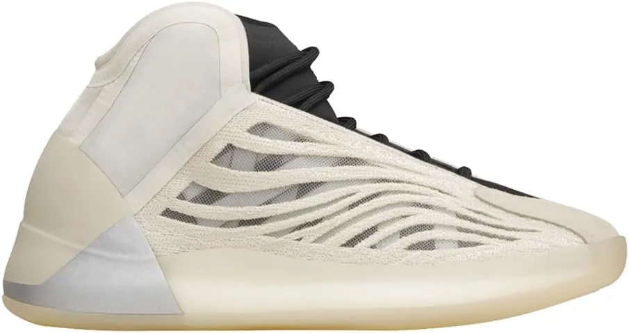 Детские кроссовки Adidas Yeezy Quantum на шнуровке для мальчиков, серый — фото 2