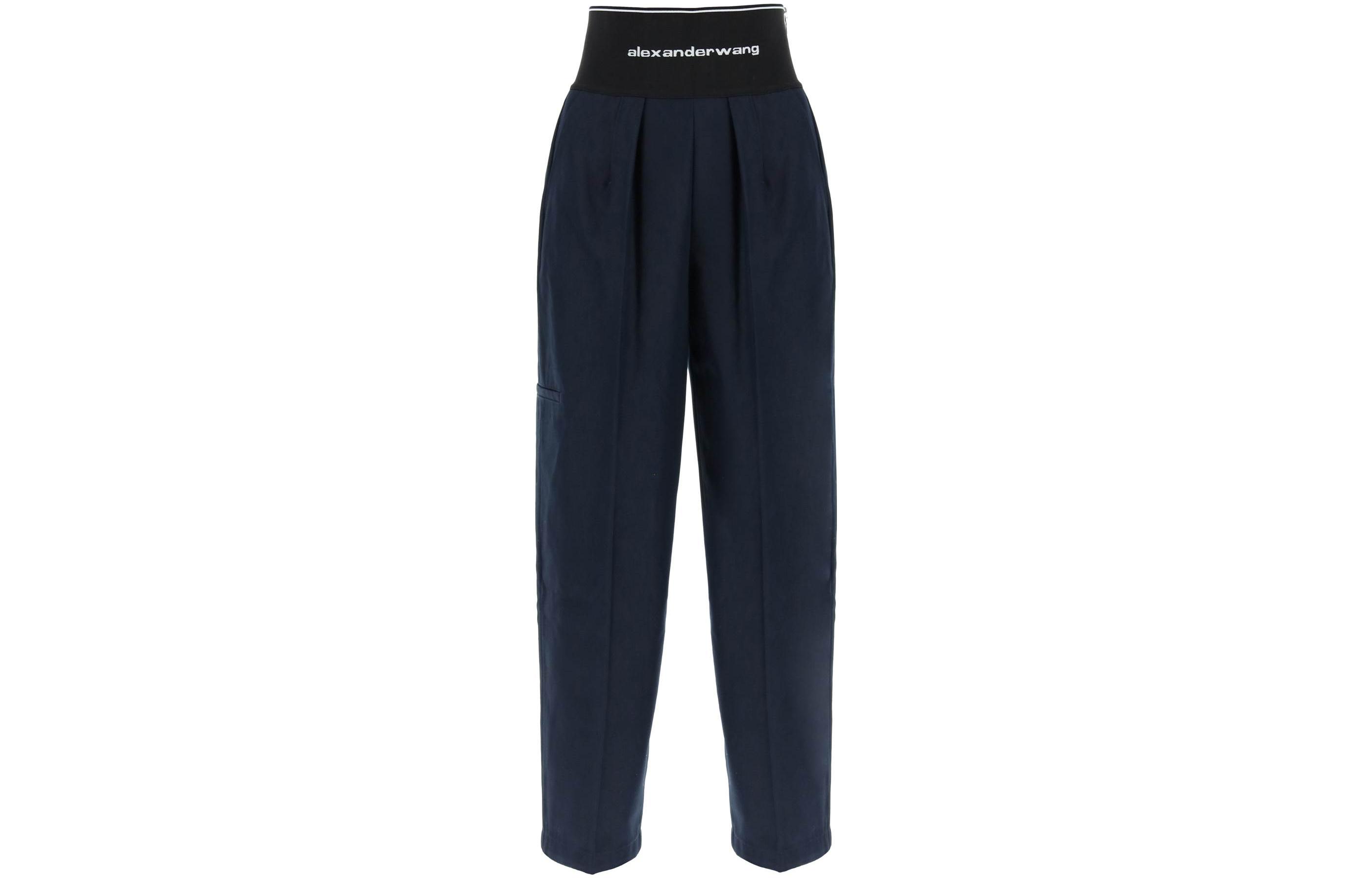 

Повседневные брюки женские голубые Alexander Wang