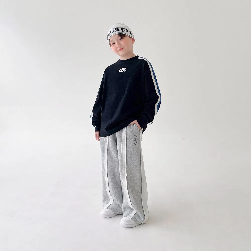 Свитшот детский BERRYCLOSET из хлопка с полиуретаном, чёрный
