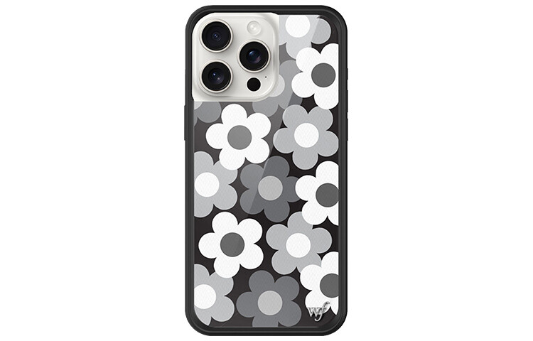 

ДИКОВЫЙ ЦВЕТОК Чехол для телефона Wildflower, Black and white flowers