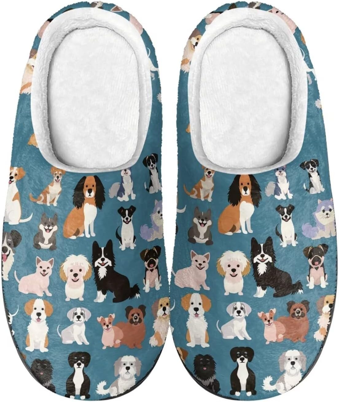 

Домашние тапочки DISNIMO для мужчин, для использования в помещении и на улице, с противоскользящей подошвой, легкие, A Kawaii Puppy Dog