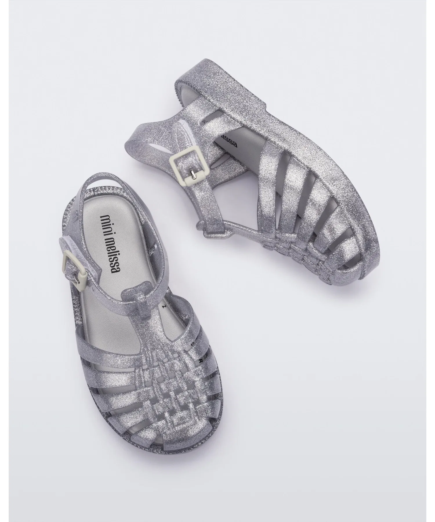 Детские сандалии Melissa Possession Shiny BB синие — фото 4