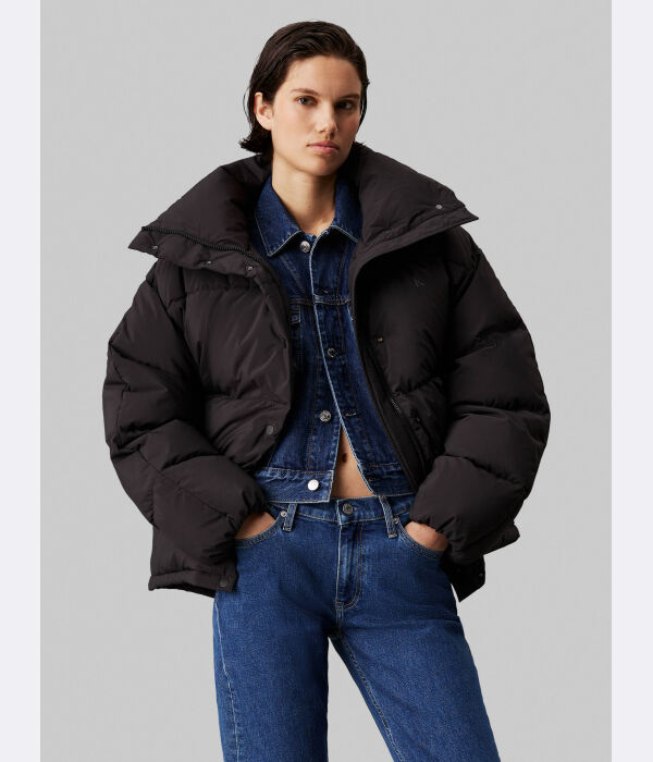 

Пуховик Relaxed fit Calvin Klein Jeans, черный
