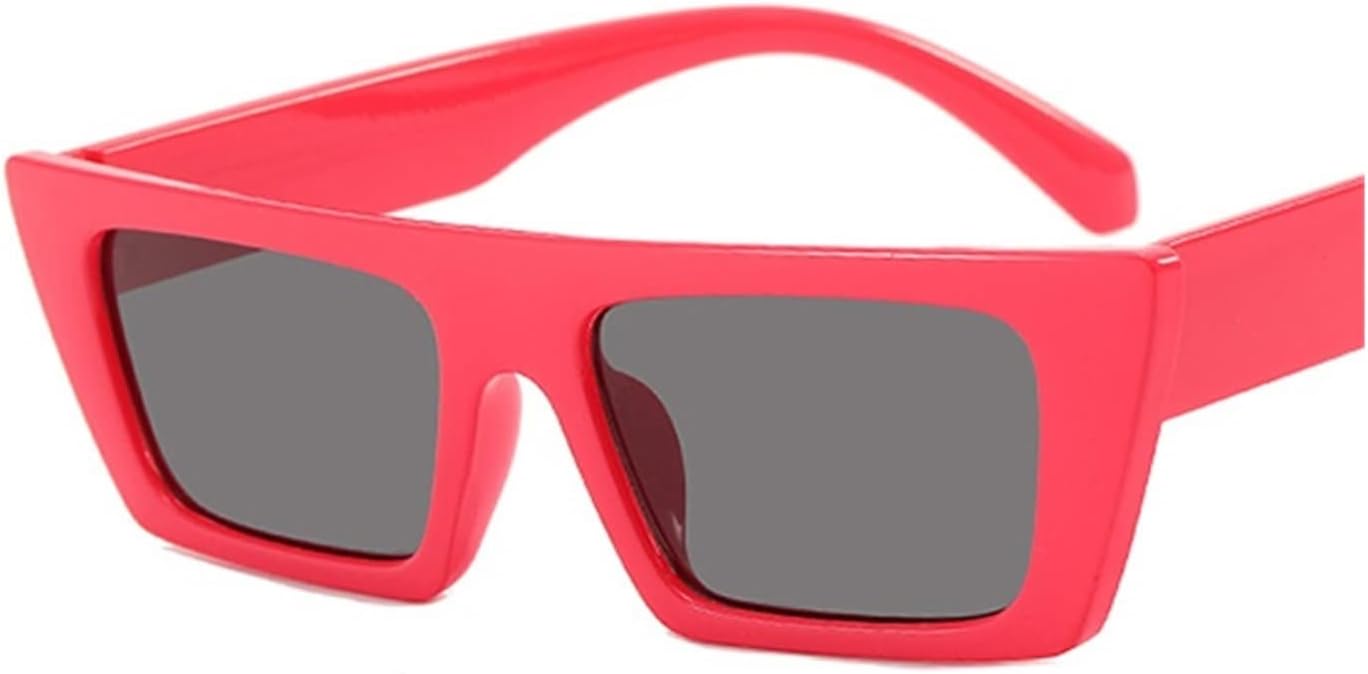 

GAOXIN - Квадратные солнцезащитные очки в маленькой оправе, модные, для уличной фотосъемки, декоративные, для мужчин и женщин, для отдыха на природе (Цвет: H, Размер: 1)