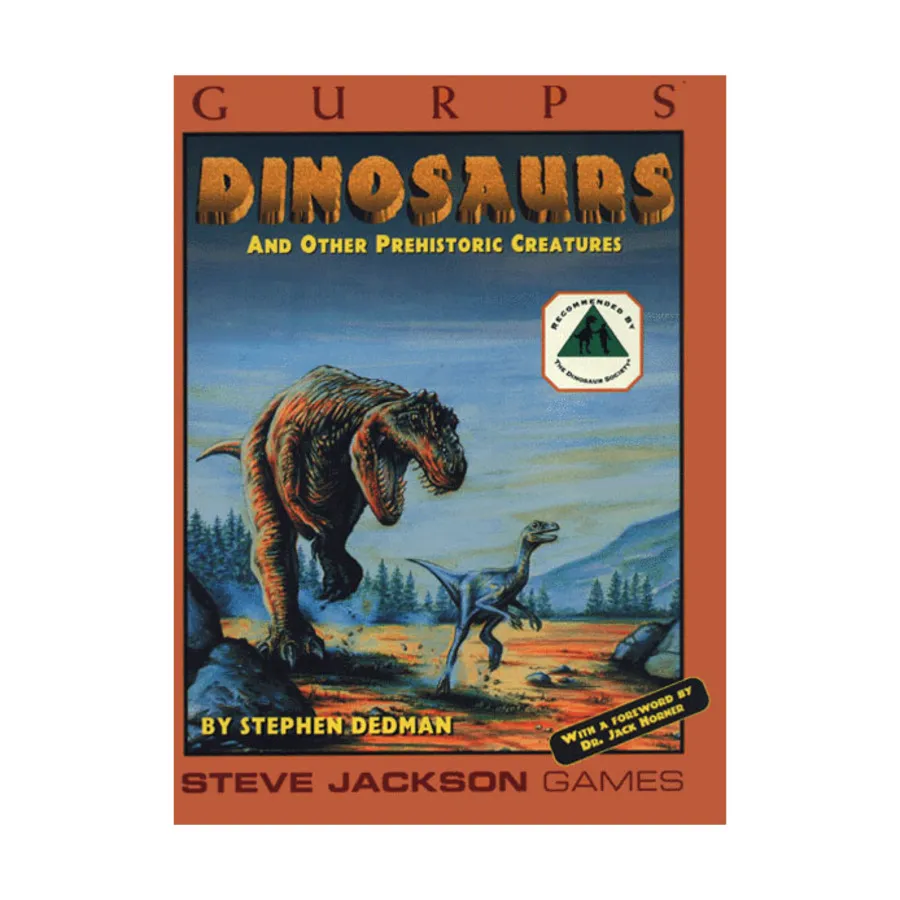 

Dinosaurs, GURPS (1st-3rd Edition) - Creatures, мягкая обложка