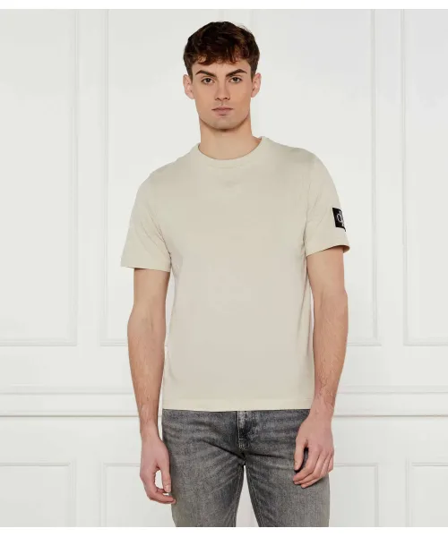 

Футболка Regular fit Calvin Klein Jeans, бежевый