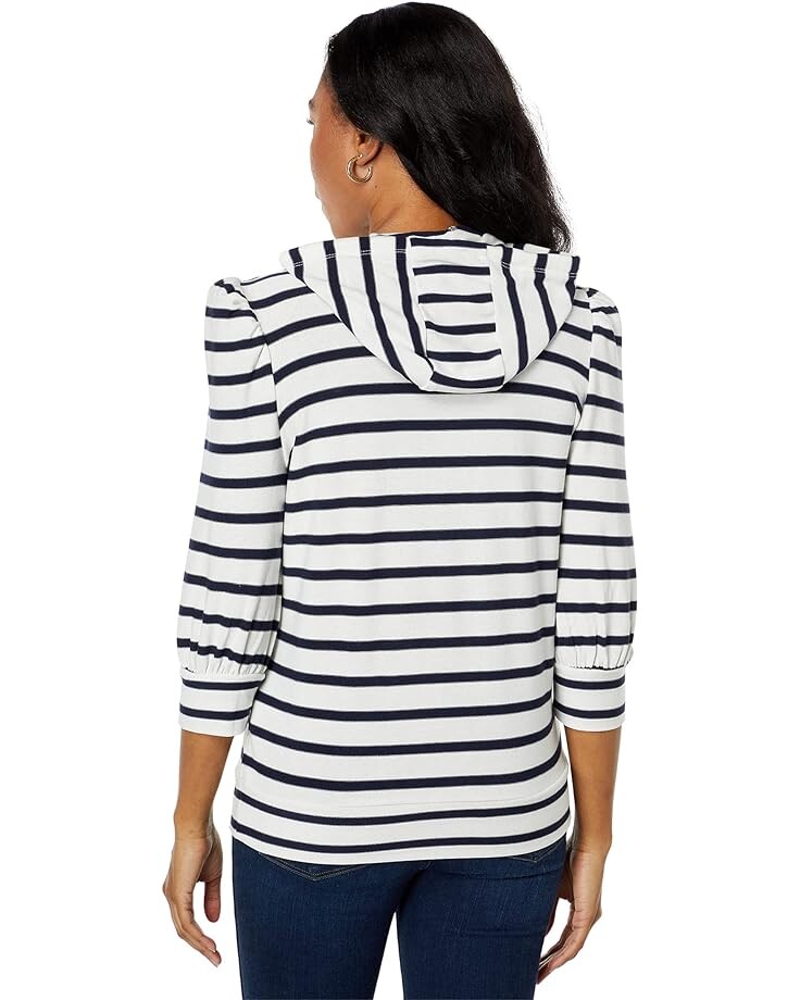 

Худи Chaser Recycled Cozy Knit Puff Sleeve Hoodie, цвет Playa Stripe