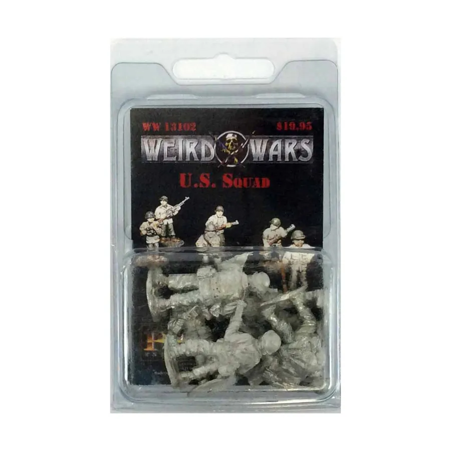 

Пакет миниатюр U.S. Squad, Weird Wars (d20)