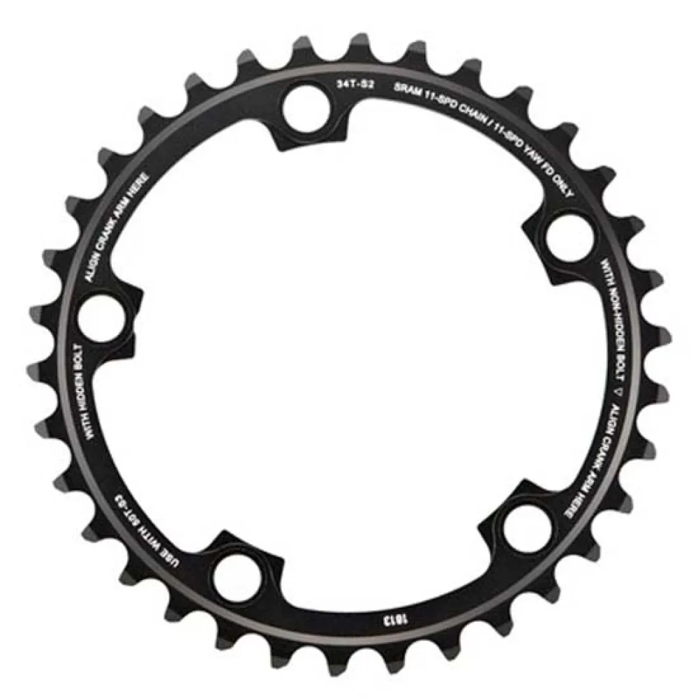 

Звездочка Sram Road V2 110 BCD 3 mm Offset, черный