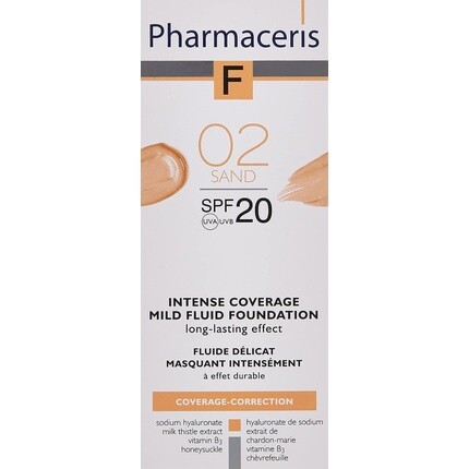 Мягкая тональная основа-флюид с интенсивным покрытием SPF 20 Natural 30 мл Pharmaceris — фото 2