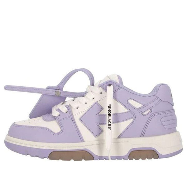 Кроссовки out of office calf leather sneaker 'purple white' Off-White, фиолетовый