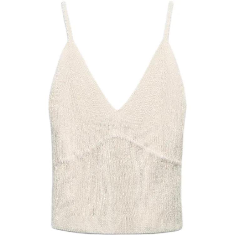 ZARA Топ-камзол женский Raw White