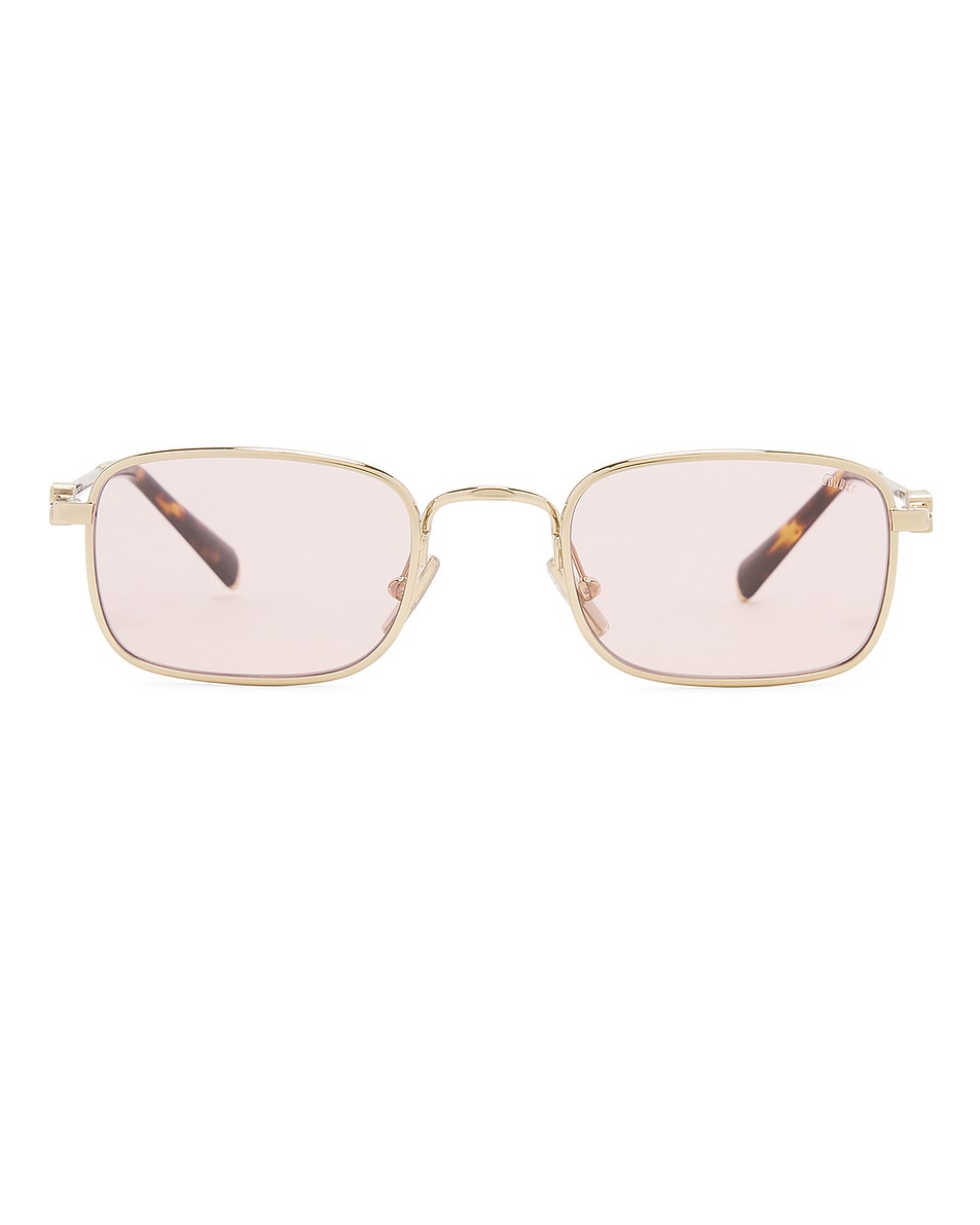 

Прямоугольные солнцезащитные очки Miu Miu, Pale Gold