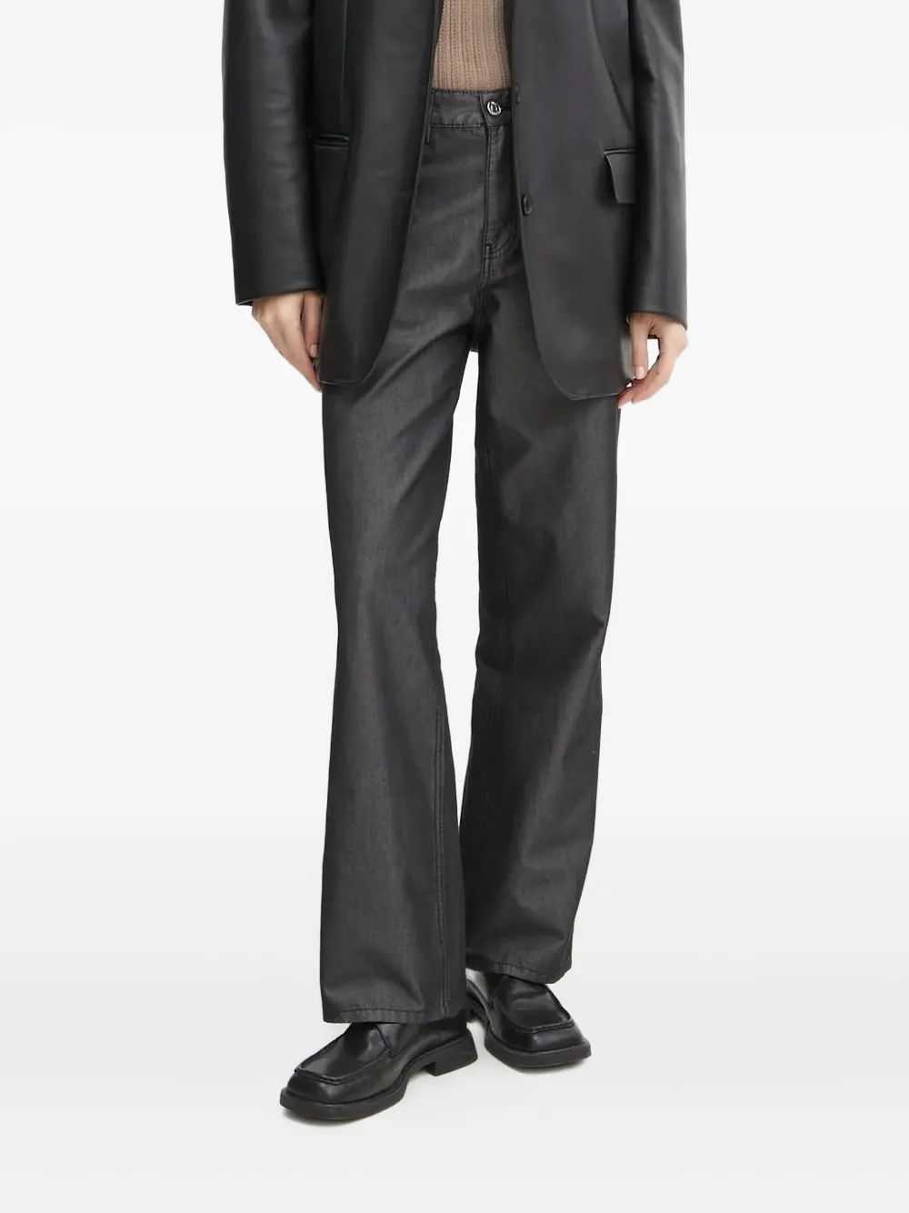 

Брюки средней посадки Won Hundred, черный