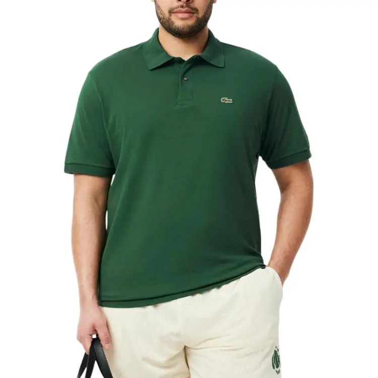 Классическая поло L.12.12 из легкого пике LACOSTE, зеленый — фото 4